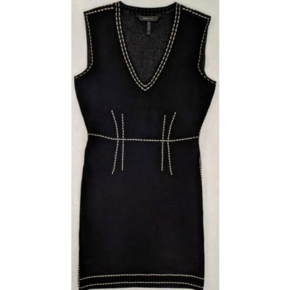 BCBGMaxAzria Black Stretch Sleeveless Dress - Picture 3 of 7